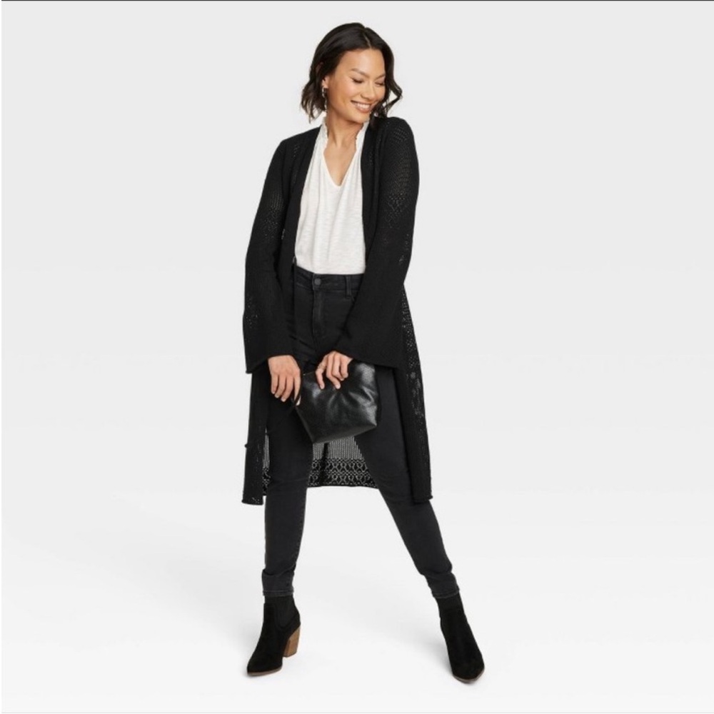 Knox Rose Pointelle Duster Cardigan